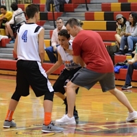Billy coaching at Hoop Dreamz Clinics